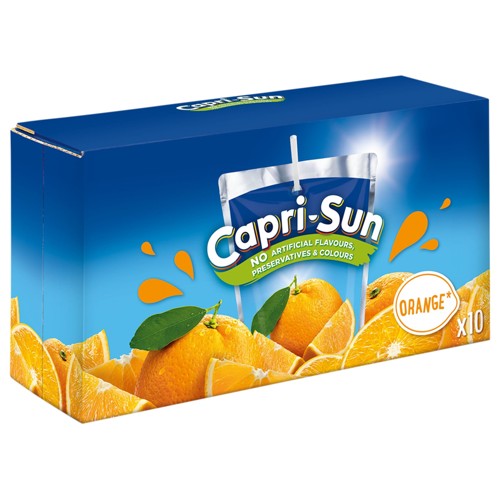 Capri-Sun Orange Boisson aux Jus de Fruits 10 x 200 ml