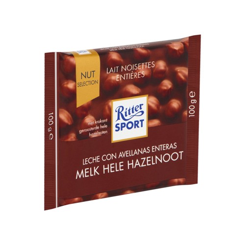 Ritter Sport Melk Hele Hazelnoot