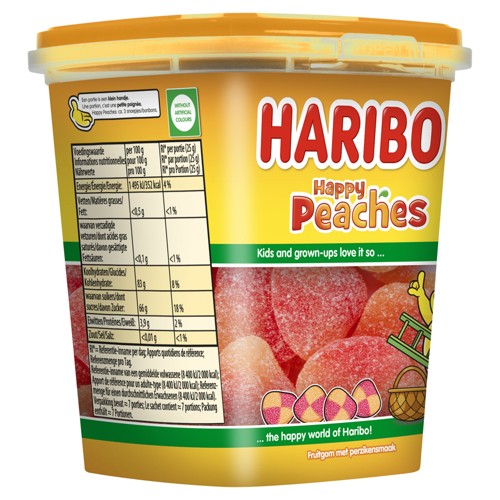 Haribo happy peaches 500g