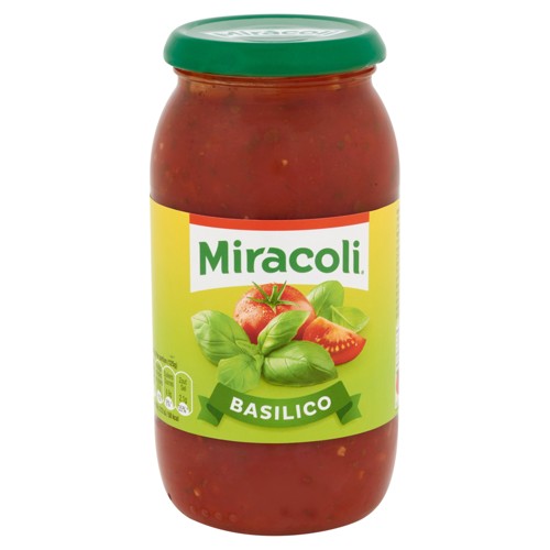 Sauce Miracolli Basilico 500Gr