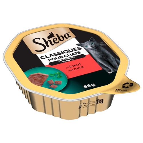 Sheba Alu Terrine Rundvlees 85g
