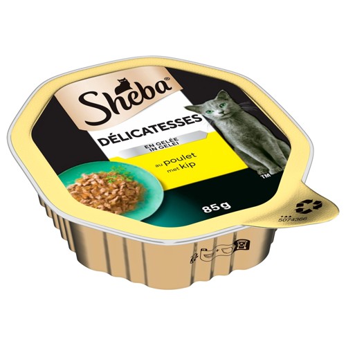 Sheba Délicatesses en Gelée au Poulet 85 g