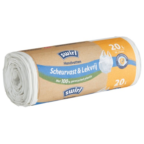 Swirl Zak Poubelle met Handvat 20L 20st