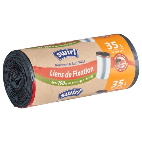 Swirl Zak Poubelle met Band 35L 10st