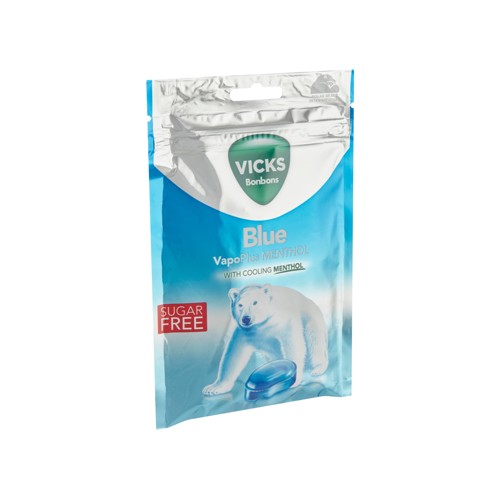 Vicks Bonbons Blue VapoPlus Menthol 72 g