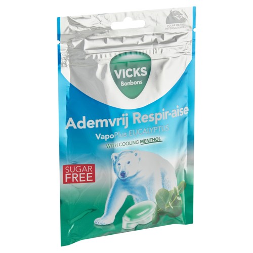 Vicks Bonbons Respir-Aise VapoPlus Eucalyptus 72 g