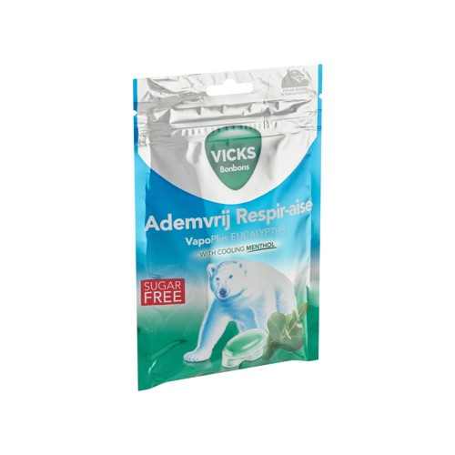 Vicks Bonbons Respir-Aise VapoPlus Eucalyptus 72 g