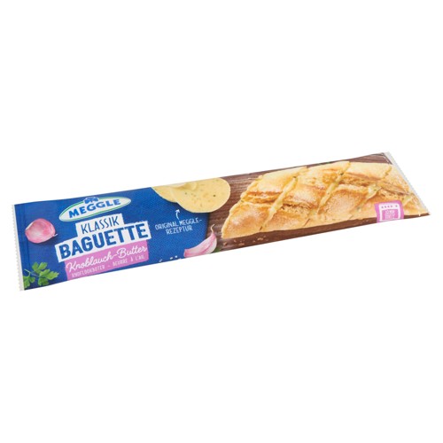 Meggle Klassik Baguette Beurre à l''Ail 160 g