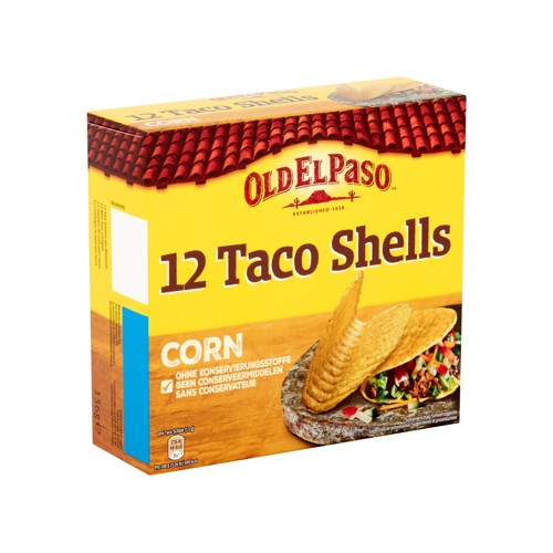 Old El Paso 12 Taco Shells Corn 156 g