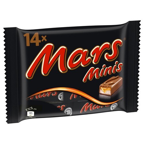Mars Minis barres de chocolat au lait 275g