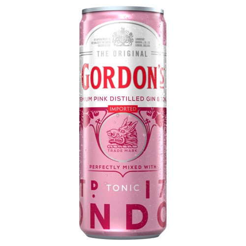GORDON'S PINK GIN BLIK 6,4X25CL