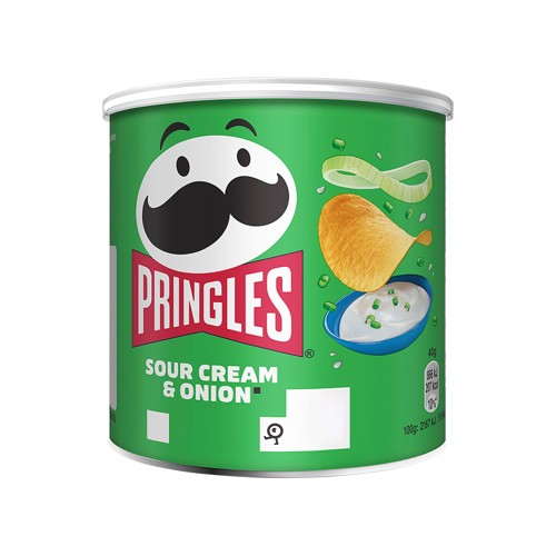 Pringles sour cream onion (40g).