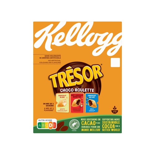 Kellogg''s Trésor Choco Roulette 375 g