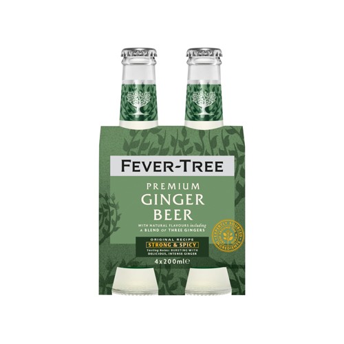 4x Fever-Tree Ginger Beer 20cl