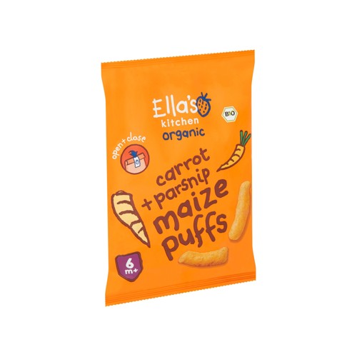 Ella''s Kitchen Maïs Soufflé à la Carotte + au Panais Bio 6 Mois+ 20 g