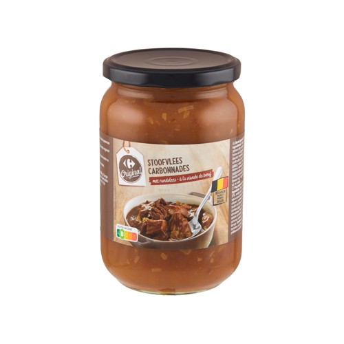 Carrefour Original Carbonnades à la Viande de Buf 680 g