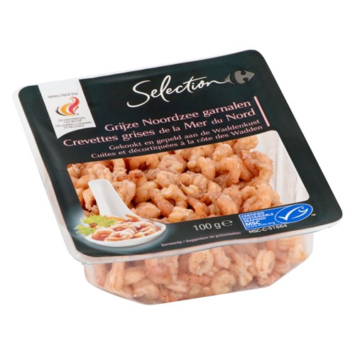 Carrefour Selection Crevettes Grises de la Mer du Nord 100 g