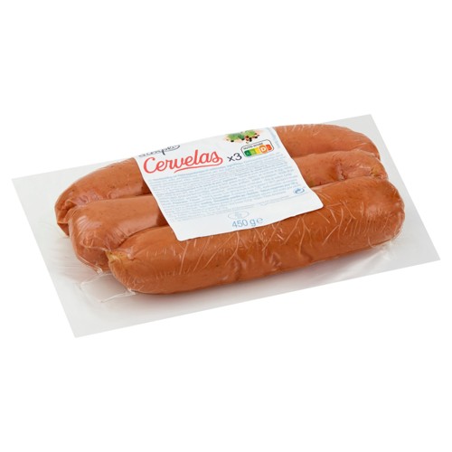 Simpl Cervelas 3 Pièces 450 g