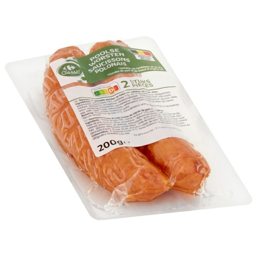 Carrefour Classic'' Saucissons Polonais 200 g