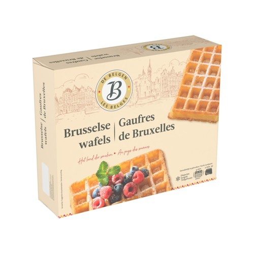 Les Belges Gaufres de Bruxelles 4 x 80 g