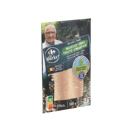 Filière Qualité Carrefour The Market Fumée Truite d''Ardenne 2 Pc 125g