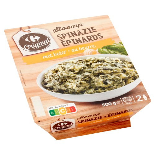 Carrefour Original Stoemp Épinards au Beurre 500 g