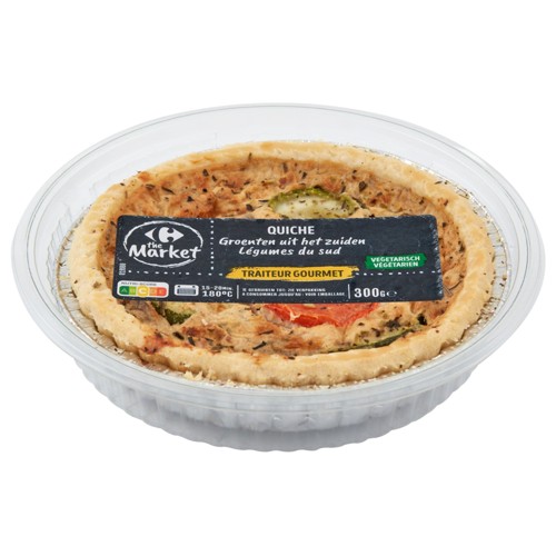 Carrefour The Market Traiteur Gourmet Quiche Légumes du Sud 300 g