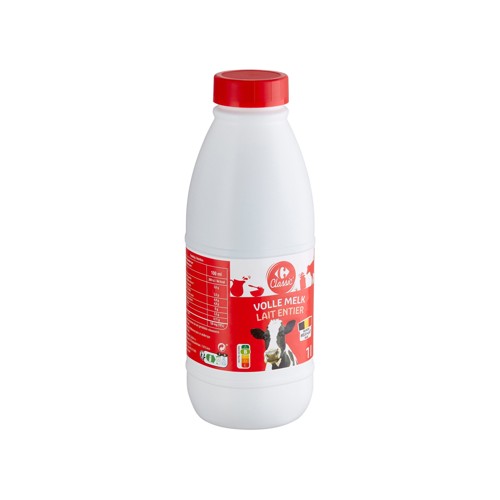 Carrefour Classic'' Lait Entier 1 L