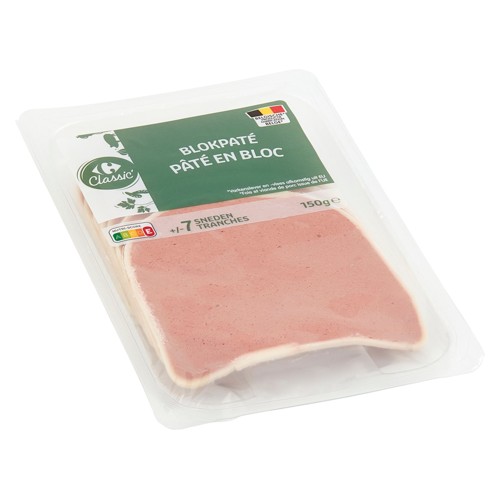 Carrefour Classic'' Pâté en Bloc 150 g