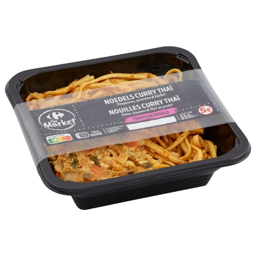 Carrefour The Market Traiteur World Nouilles Curry Thaï 350 g