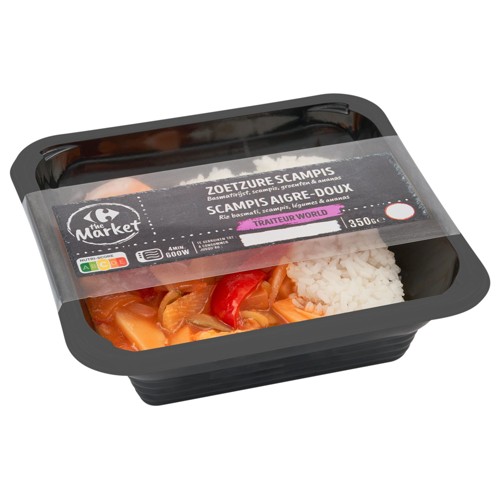 Carrefour The Market Traiteur World Scampis Aigre - Doux 350 g