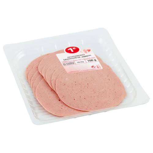 Carrefour Saucisson de Jambon 10 Tranches 100 g