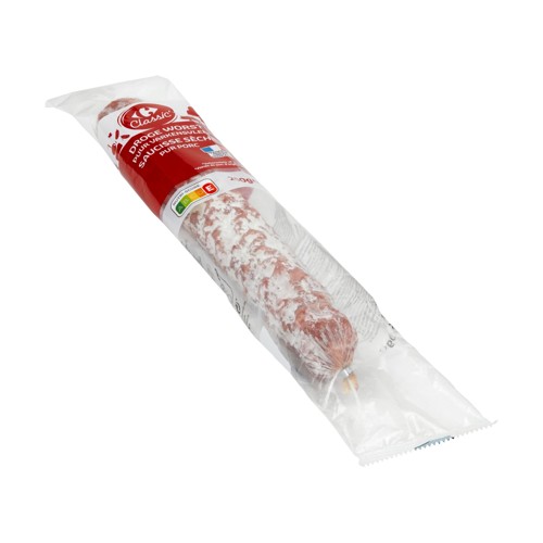 Carrefour Classic'' Saucisse Sèche Pur Porc 250 g