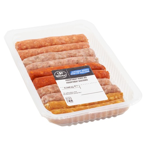 Carrefour The Market Assortiment Saucisses 0.350 kg