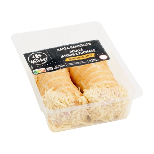 Carrefour The Market Traiteur Gourmet Roulés Jambon & Fromage 320 g