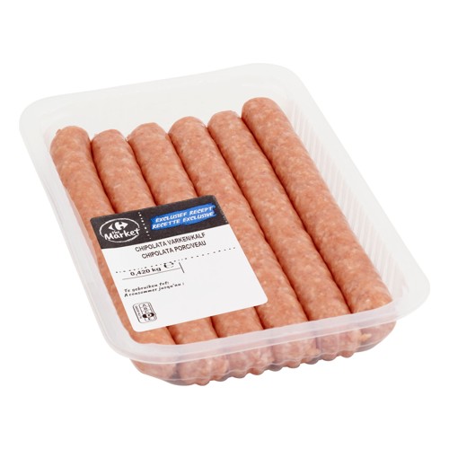 Carrefour The Market Chipolata Porc Veau 0.420 kg
