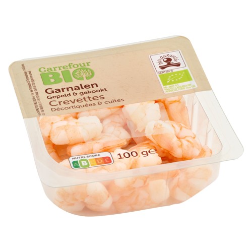 Carrefour Bio Crevettes Décortiquées & Cuites 100 g