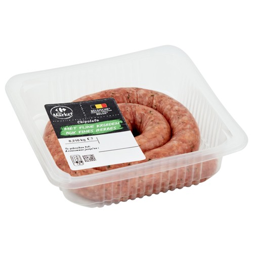 Carrefour The Market Chipolata aux Fines Herbes 0.210 kg