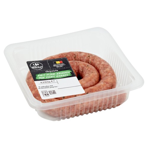 Carrefour The Market Chipolata aux Fines Herbes 0.210 kg