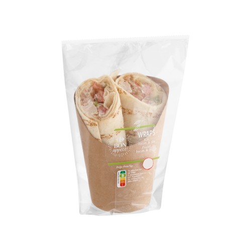 Carrefour Bon Appétit! Wraps Poulet, Bacon & Laitue 210 g