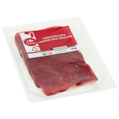 Carrefour Classic'' Viande des Grisons 80 g