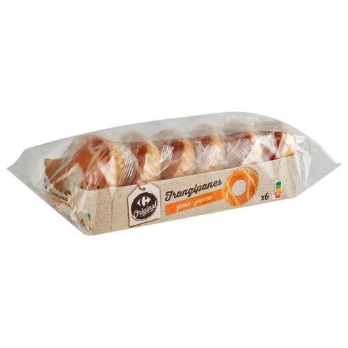 Carrefour Original Frangipanes Fourrées 6 Pièces 400 g