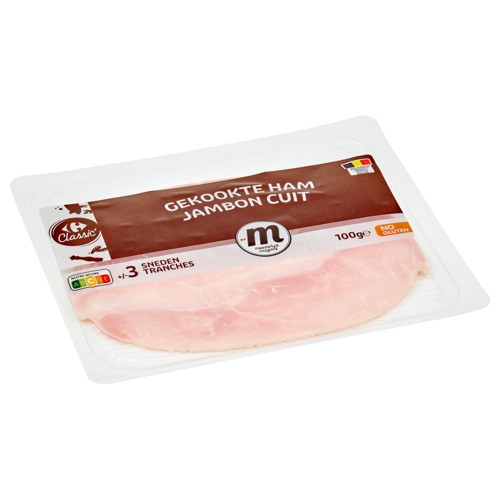 Carrefour Classic'' Jambon Cuit 100 g