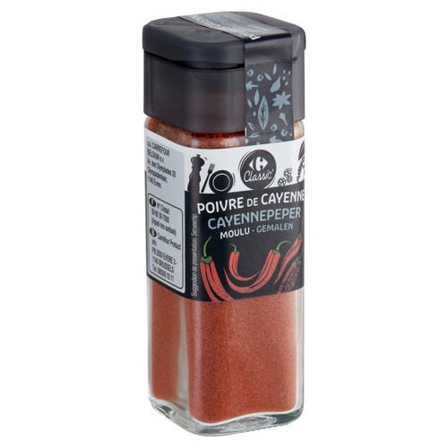 Carrefour Classic'' Poivre de Cayenne Moulu 35 g