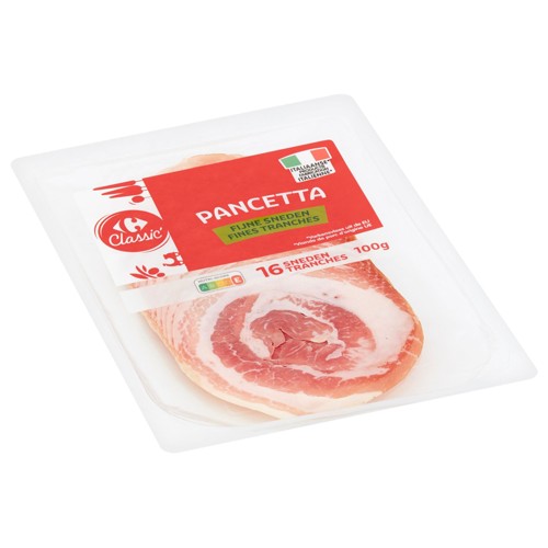 Carrefour Classic'' Pancetta Fines Tranches 100 g
