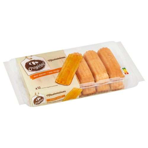 Carrefour Original Madeleines aux Oeufs 12 Pièces 300 g