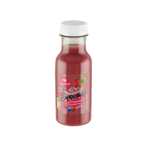 Carrefour Sensation Smoothie Fraise-Framboise-Myrtille 250 ml