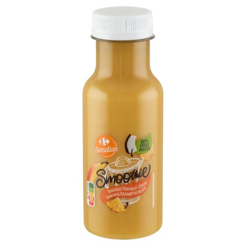 Carrefour Sensation Smoothie Ananas-Mangue-Coco 250 ml