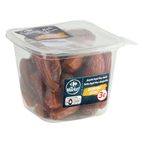 Carrefour The Market Dattes Deglet Nour Séchées et Dénoyautées 250 g