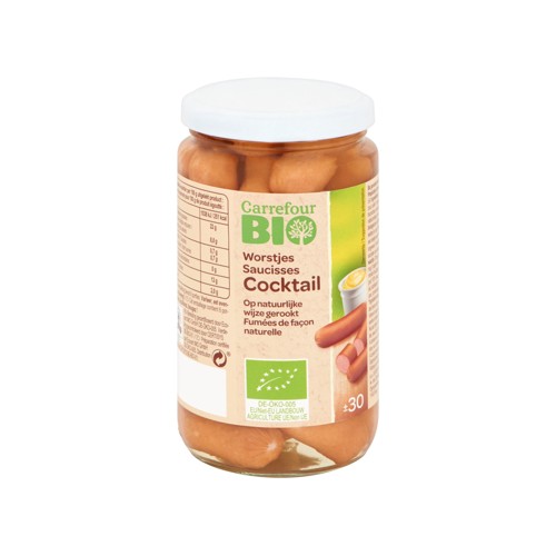 Carrefour Bio Saucisses Cocktail 345 g